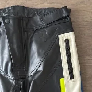 2000s diesel lether gimmick pants 本革 y2k 00s Black Leather Pants | S - Lucky Vintage